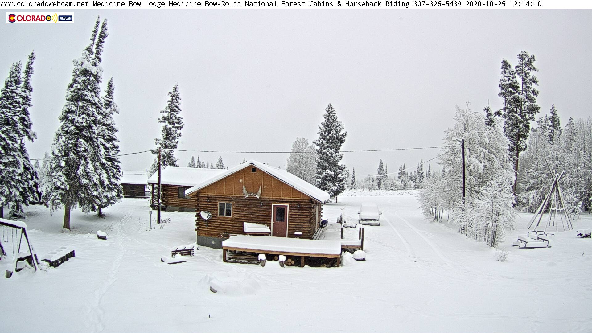 Medicine Bow Lodge Saratoga WY Snowy Mountain cam Colorado cam